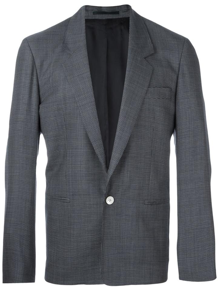 E. Tautz One Button Blazer - Blue
