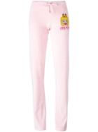 Philipp Plein Jo Track Pants, Women's, Size: Xl, Pink/purple, Cotton/modal/polyester