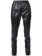 Proenza Schouler High Waist Trousers, Women's, Size: 6, Black, Lamb Skin