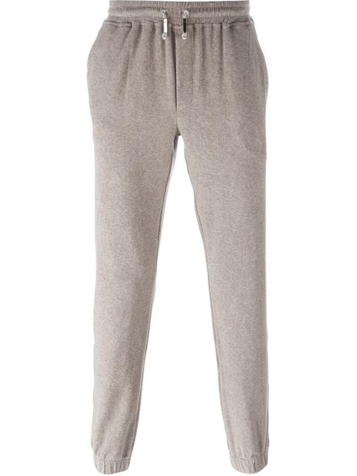 Eleventy Elasticated Waist And Hem Track Pants, Men's, Size: Large, Nude/neutrals, Cotton/polyamide