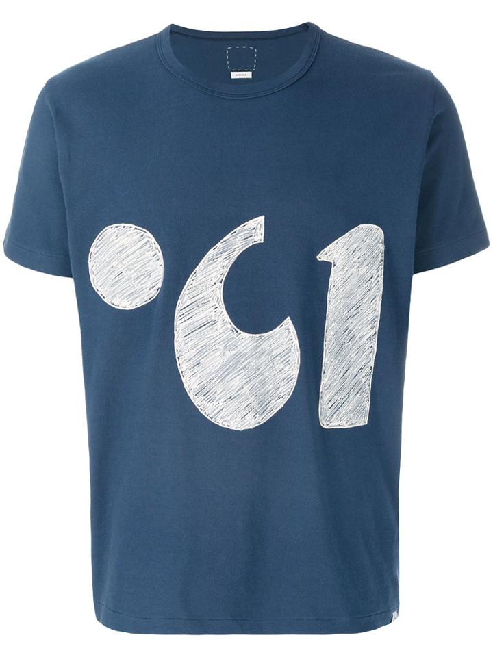 Visvim Sketch Print T-shirt - Blue