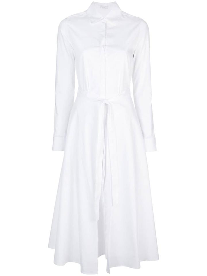 Rosetta Getty Apron Wrap Dress - White
