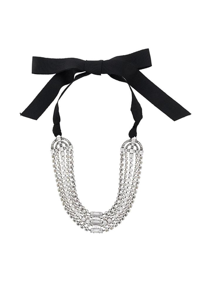Lanvin Tied Necklace - Black