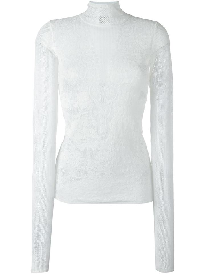 Lanvin Light Lace Effect Blouse