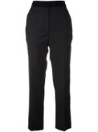 Mm6 Maison Margiela Classic Trousers, Women's, Size: 40, Black, Polyamide/spandex/elastane/viscose/wool