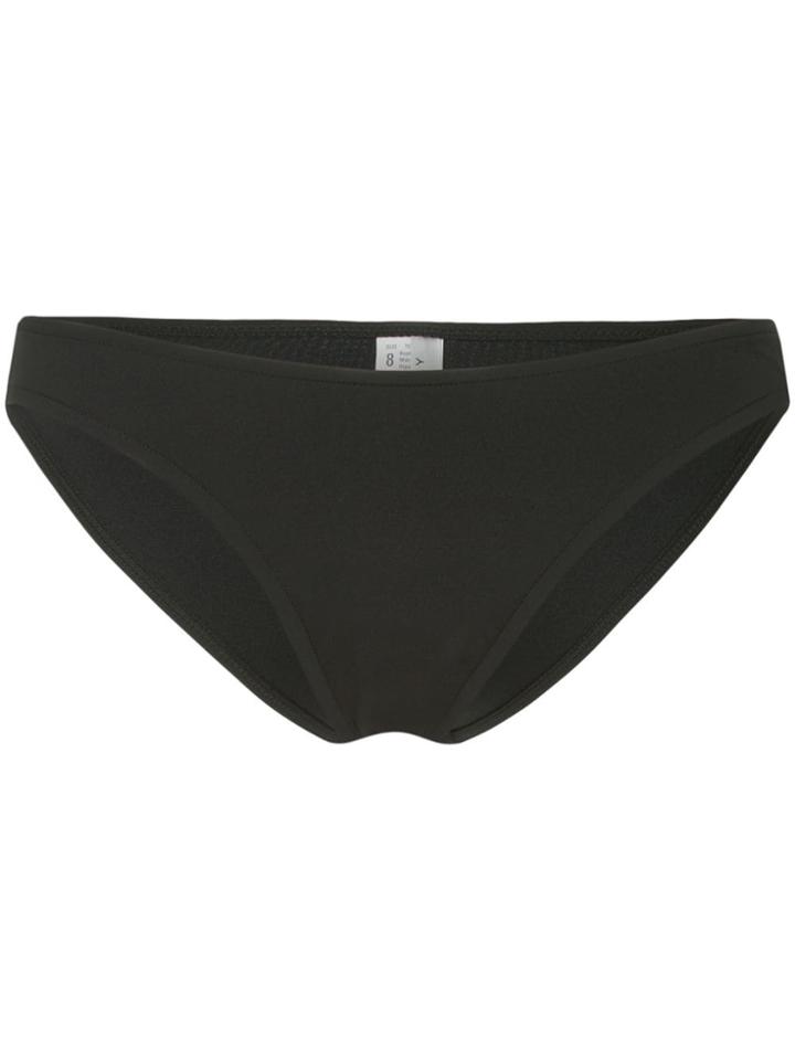 Seafolly Active Swim High Cut Bikini Bottom - Black