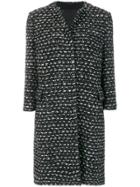 Ermanno Scervino Single Breasted Coat - Black
