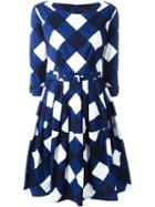 Samantha Sung Checked Dress