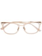 Bottega Veneta Eyewear Square Frame Glasses, Acetate/metal (other)