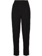 3.1 Phillip Lim Tapered Trousers, Women's, Size: 2, Black, Acetate/viscose