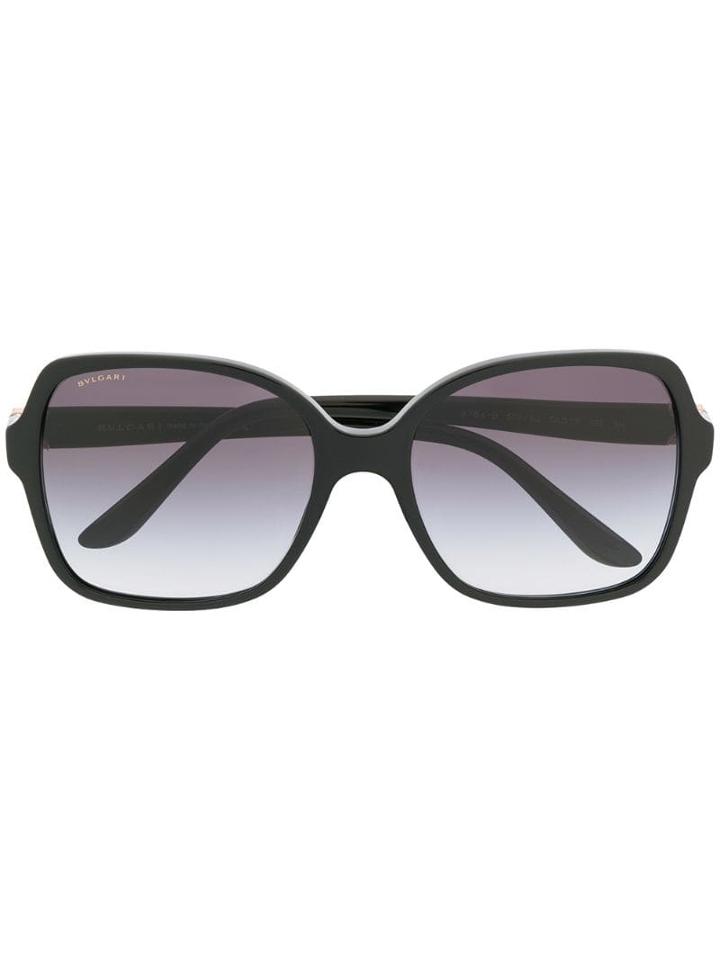 Bulgari Oversized Crystal Sunglasses - Black