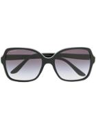 Bulgari Oversized Crystal Sunglasses - Black