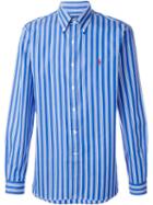 Polo Ralph Lauren Striped Button Down Shirt, Men's, Size: 15 1/2, Blue, Cotton