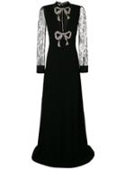 Gucci Crystal Bow Dress - Black