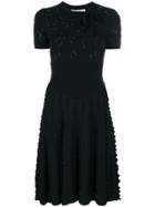 Valentino Embellished Knit Dress - Black