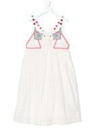 Stella Mccartney Kids Teen Pear Donkey Patches Dress - White