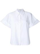 Delpozo Boxy Shirt, Women's, Size: 34, Cotton