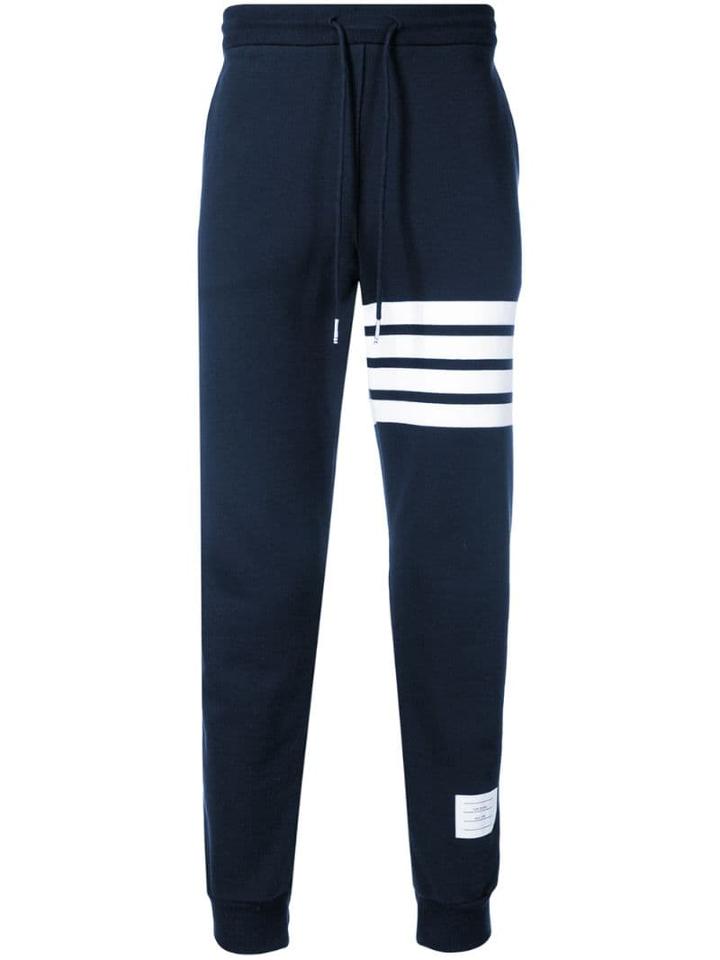 Thom Browne 4-bar Half-&-half Sweatpants - Blue