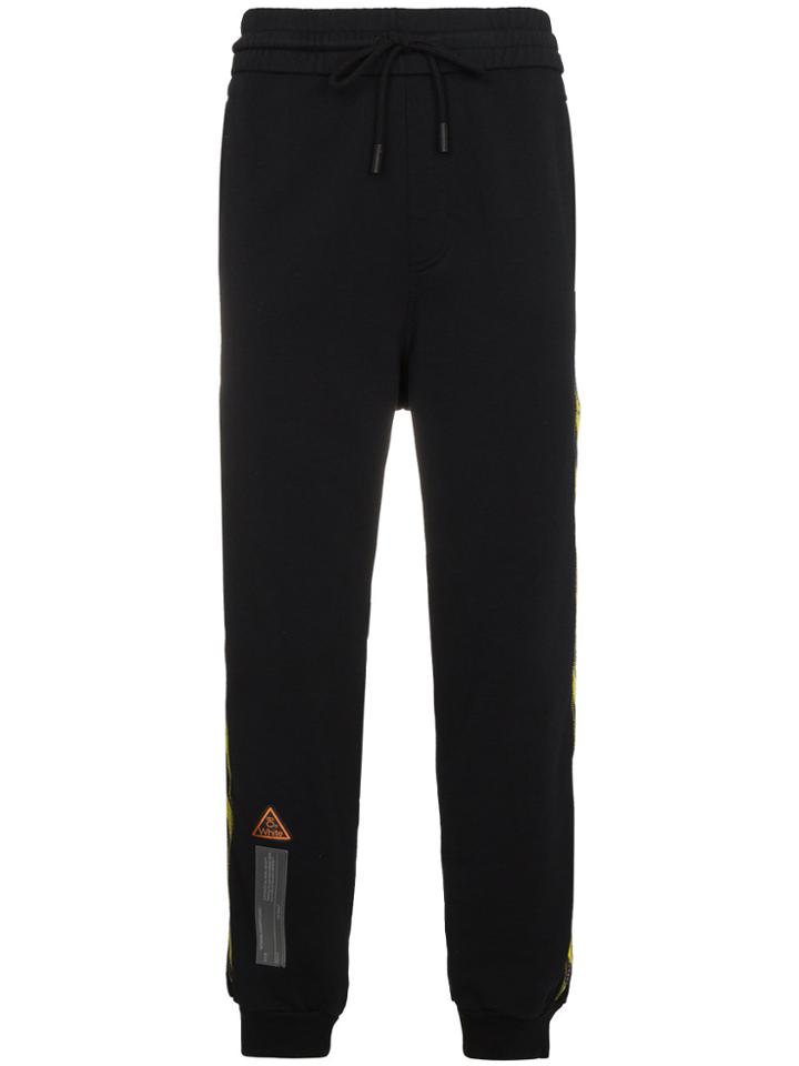 Off-white Logo Tape Sweatpants - Black
