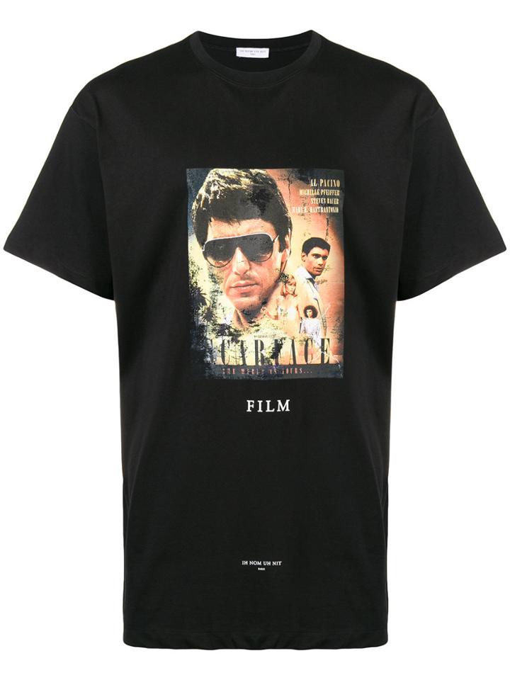 Ih Nom Uh Nit Al Pacino Printed T-shirt - Black