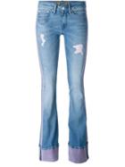 Don T Cry Distressed Cassandra Jeans, Women's, Size: 25, Blue, Cotton/spandex/elastane