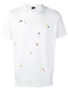 Ps By Paul Smith Pill Print T-shirt, Men's, Size: Large, White, Cotton