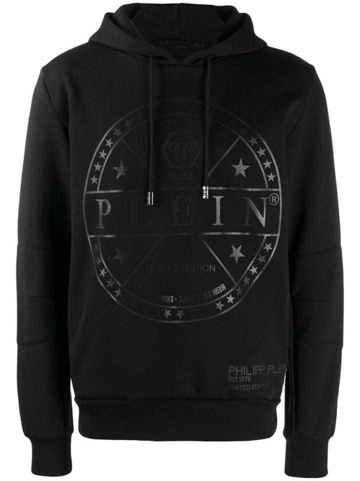 Philipp Plein Logo Hoodie - Black