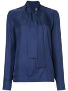 Ck Calvin Klein Lightweight Long Sleeve Top - Blue