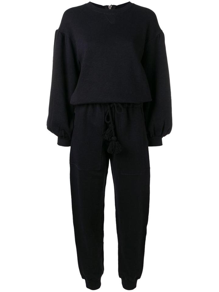 Ulla Johnson Damara Long-sleeved Jumpsuit - Black