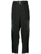 3.1 Phillip Lim Belted Cargo Trousers - Black