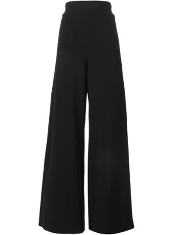 Sybilla Wide Leg Trousers, Women's, Size: 36, Black, Virgin Wool/spandex/elastane
