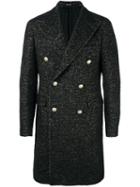 Tagliatore Tweed Double Breasted Coat