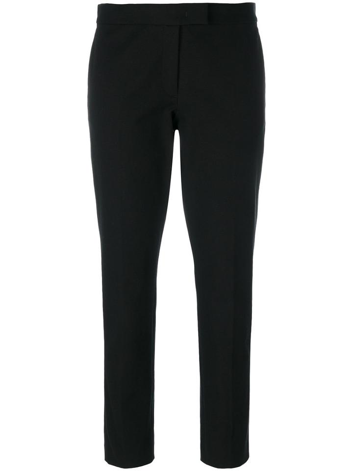 Joseph - Straight Leg Trousers - Women - Cotton/spandex/elastane/viscose - 42, Black, Cotton/spandex/elastane/viscose