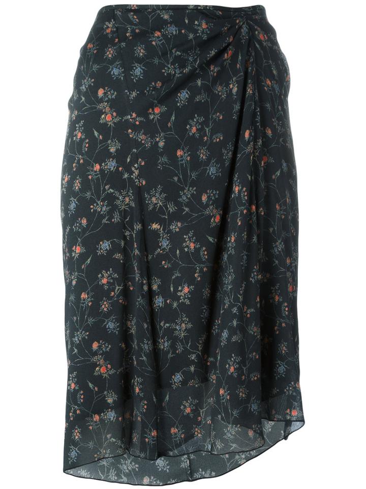 Isabel Marant Twen Skirt, Women's, Size: 40, Black, Silk/spandex/elastane