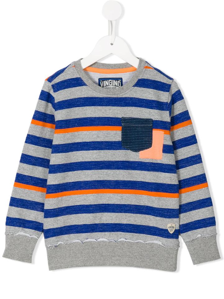 Vingino Striped Sweatshirt, Boy's, Size: 10 Yrs