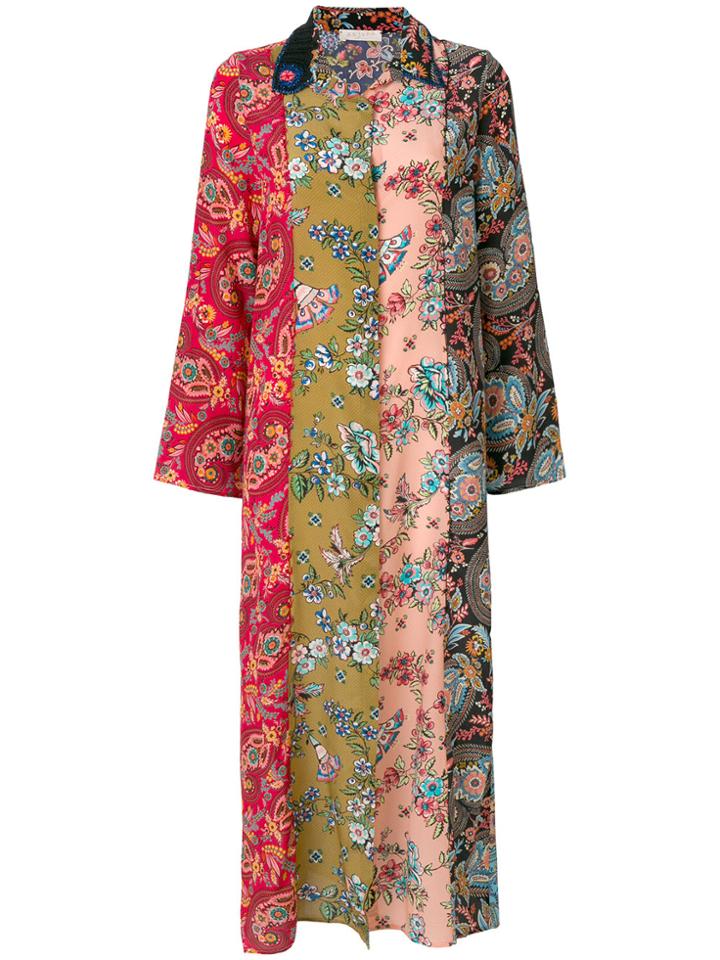 Anjuna Multi-pattern Shirt Dress - Multicolour