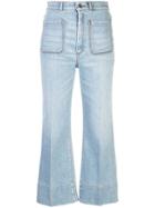 Sport Max Code Vintage-style Cropped Jeans - Blue