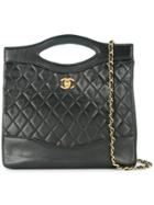 Chanel Vintage Turnlock 2way Bag - Black
