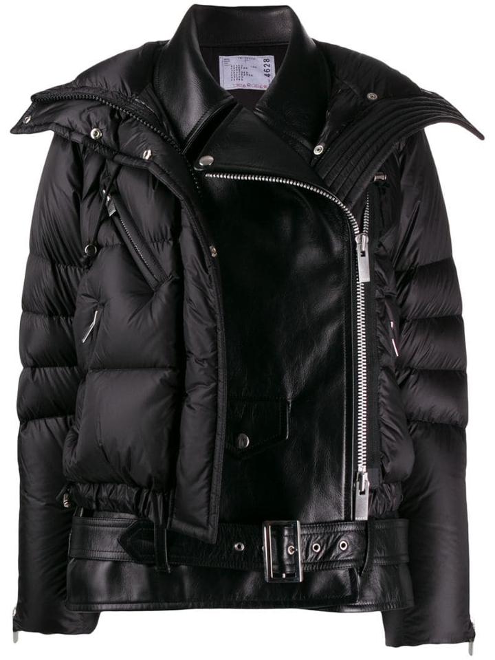 Sacai Layered Padded Jacket - Black