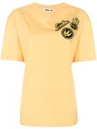 Mcq Alexander Mcqueen Embroidered Patch T-shirt - Yellow & Orange