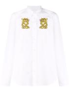 Kenzo Embroidered Dragon Shirt - White