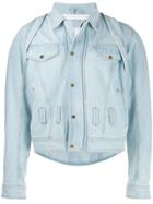 Gmbh Backpack Denim Jacket - Blue