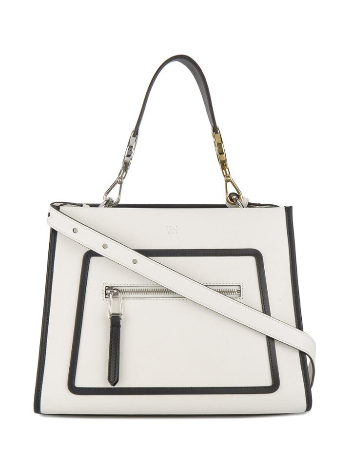Fendi White Runaway Shoulder Bag