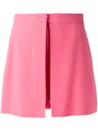 Alexander Mcqueen Wrap Front Pelmet Skort, Women's, Size: 38, Pink/purple, Viscose/acetate/silk