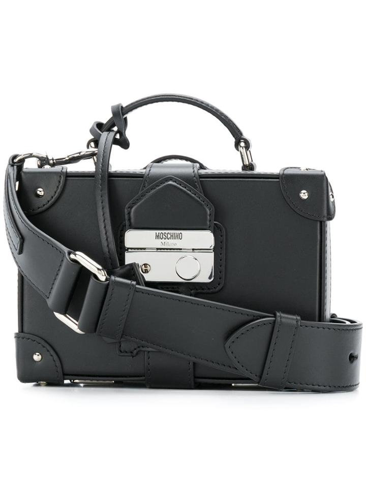 Moschino Mini Box Bag - Black
