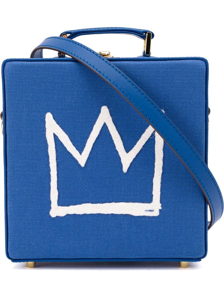 Olympia Le-tan Basquiat Shoulder Bag - Blue