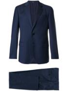 Giorgio Armani Formal Pinstripe Suit - Blue