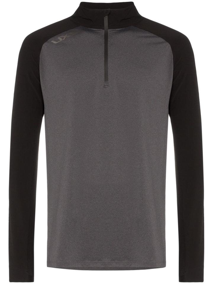 2xu Ghst Zip Front High Neck Jumper - Black
