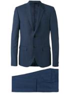 Versace Classic Check Suit - Blue