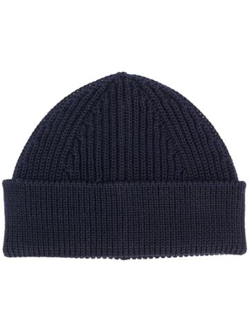 Andersen-andersen Ribbed Beanie - Blue